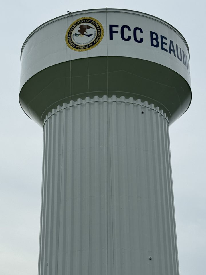 Federal Prison Water Tank Recoating 